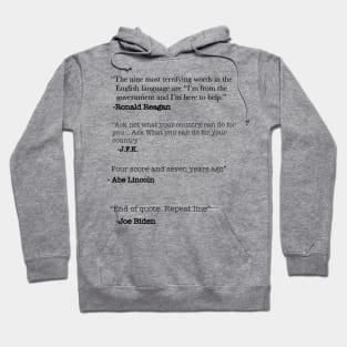 Biden comparisons Hoodie